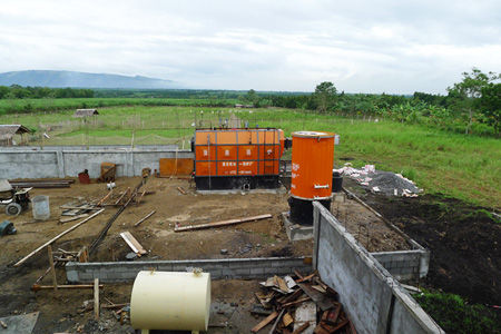 coconut oil extracting and refining plant