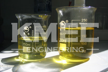 pure soybean oil after refining
