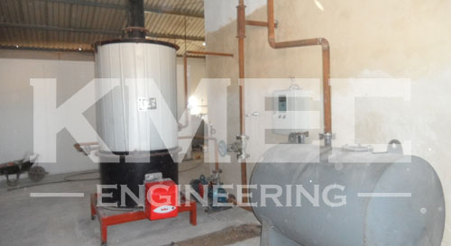 conductive oil furnance of the refining plant